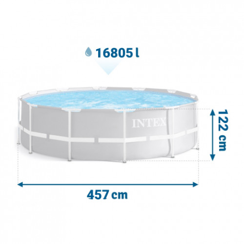 Каркасный бассейн 457 х122 см. INTEX 26726